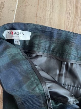 Pantalones cuadros Morgan a estrenar