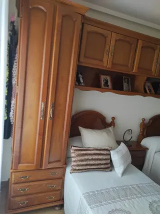 Dormitorio completo madera
