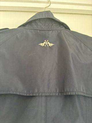 Gabardina HV Polo Society Azul, Talla M-L. +L