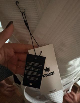 Kimono blanco Kings totalmente nuevo con etiqueta.