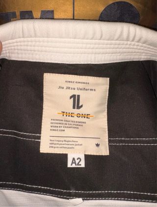 Kimono blanco Kings totalmente nuevo con etiqueta.