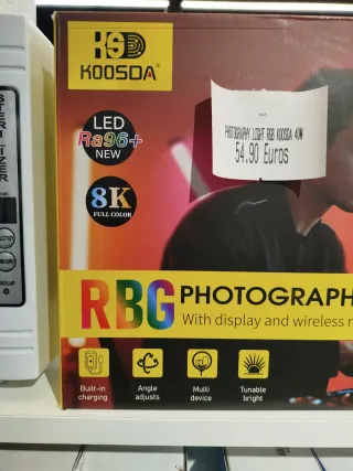 HOOSDA Luz Fotografía LED RGB 40W