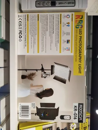 HOOSDA Luz Fotografía LED RGB 40W