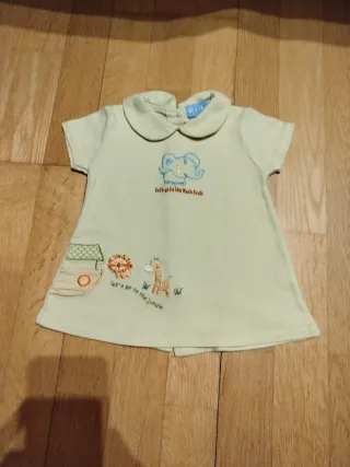 Vestido niña 1-3 meses estampado animales