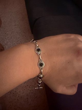 Pulsera Plata 925 y Ónix