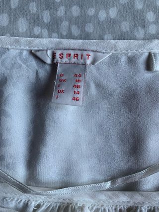 Camisa Sprint Blanca Satén Talla 44