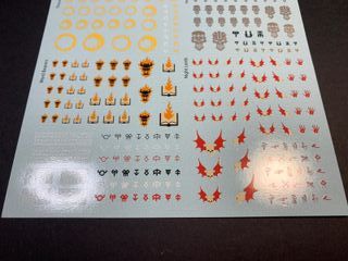 Chaos Space Marines Transfer Sheet Warhammer 40k