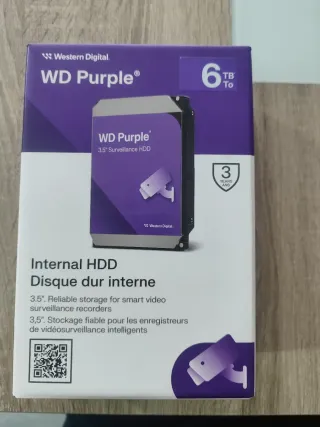 Disco Duro WD Purple 6TB