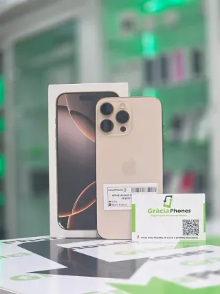 iPhone 16 Pro Max 256GB Desierto Titanio (TIENDA)