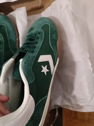 Zapatillas Converse Verdes y Blancas