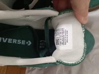 Zapatillas Converse Verdes y Blancas
