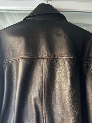 Chaqueta aviador de piel de ZARA
