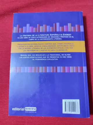 Historia de la Literatura Espanola. Volumen I-E...