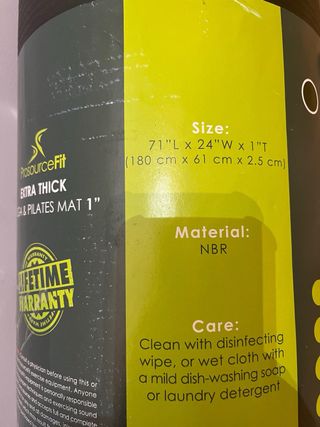 Esterilla Yoga ProsourceFit Extra Thick