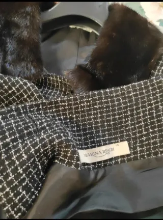 Tailleur Marina Rinaldi donna grigio nero