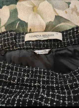 Tailleur Marina Rinaldi donna grigio nero