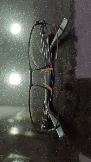 Montura Gafas Hugo Boss Originales Negra/Plata,