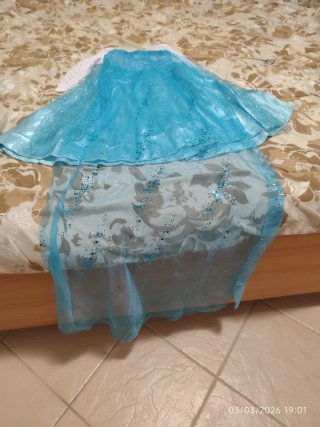 Vestito Elsa Frozen bimba 2/3 anni