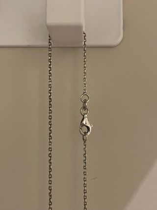 Collana argentata con infinito