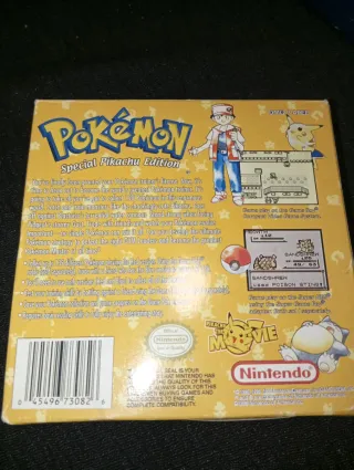 Game Boy Color + Pokémon Amarillo