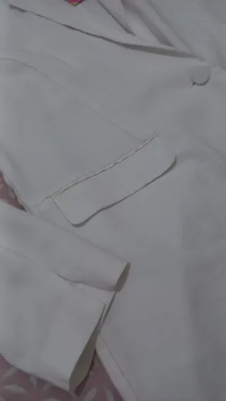 Blazer color star white talla M