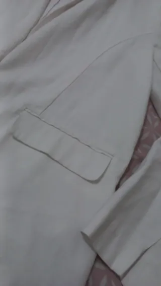 Blazer color star white talla M