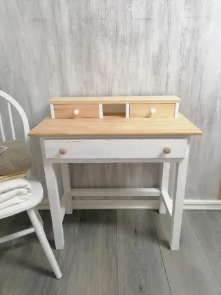Escritorio Secreter Madera Blanco