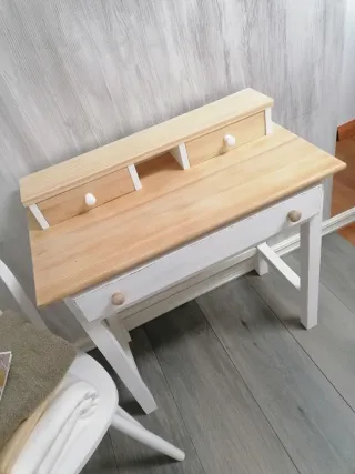 Escritorio Secreter Madera Blanco
