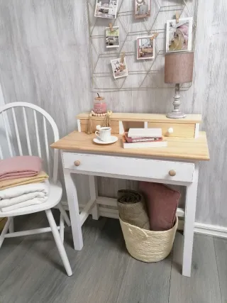 Escritorio Secreter Madera Blanco