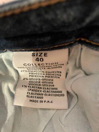 Pantalón vaquero azul talla 40 Nuevo a estrenar