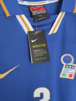 Camiseta Fútbol retroItaliam. Talla L