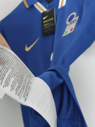 Camiseta Fútbol retroItaliam. Talla L