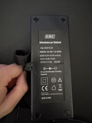 Alimentatore Universale Notebook GBC Power Note 15