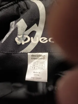 Pantalones de esquí negros talla S marca Decathlon