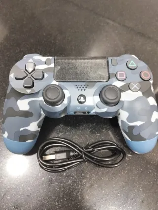 Mando PS4 Camuflaje Azul