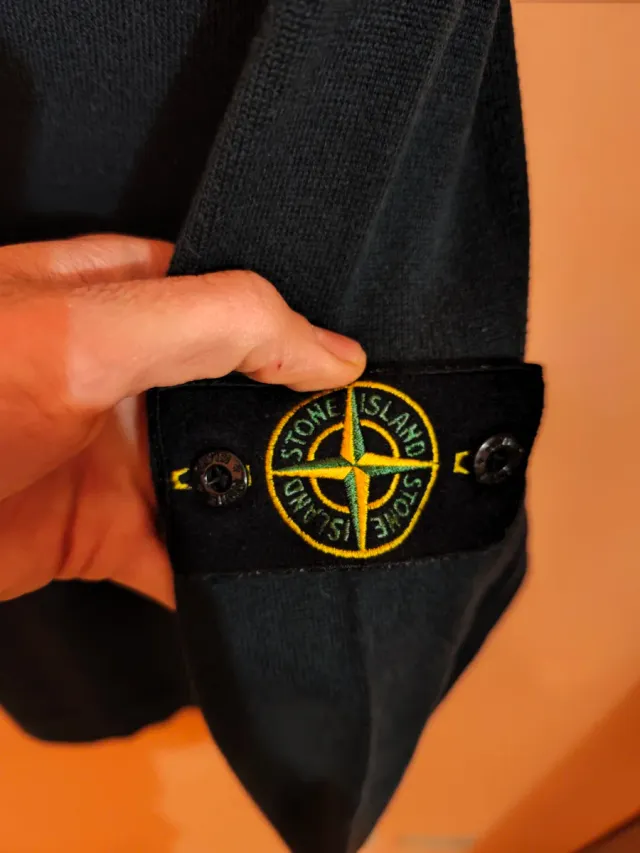 Maglioncino Stone Island Nero Tg L