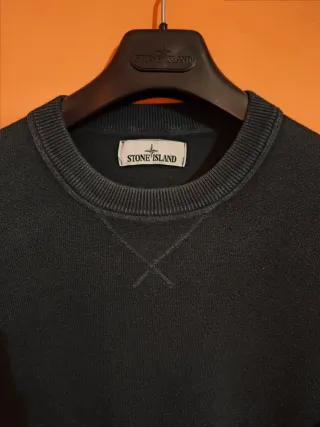 Maglioncino Stone Island Nero Tg L