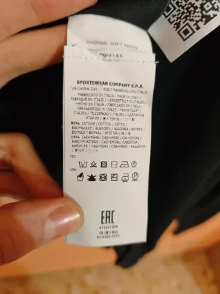 Maglioncino Stone Island Nero Tg L