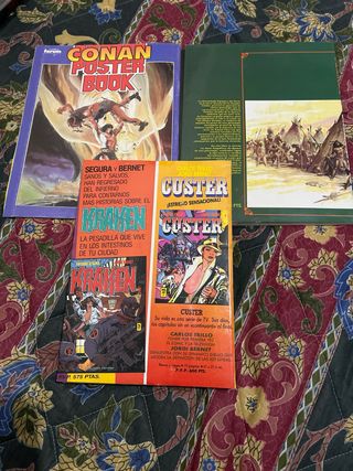 3comic Andrax, grandes mitos oeste y conan poster