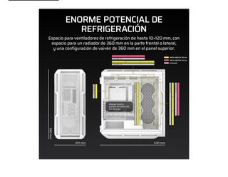 Torre Corsair 5000T Blanca