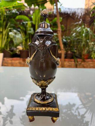 Cassolette Vintage Bronce Luis XVI