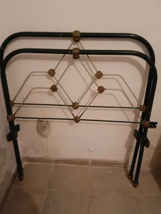 Cabecero y pie de cama metálico 90cm