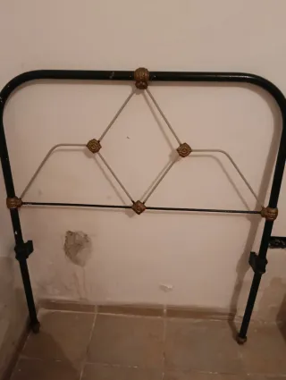 Cabecero y pie de cama metálico 90cm