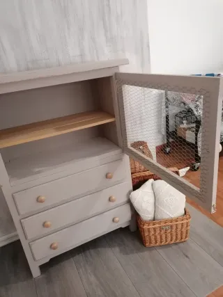 Aparador vitrina restaurado