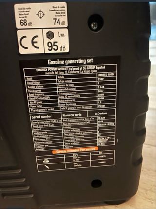 Generador Eléctrico Inverter 800W