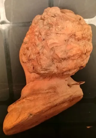 Scultura antica terracotta cm 13x18x13