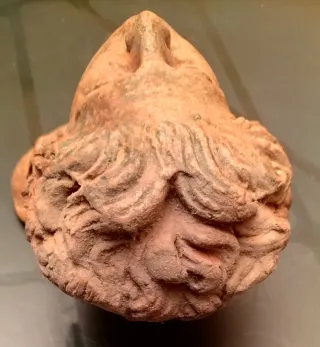 Scultura antica terracotta cm 13x18x13