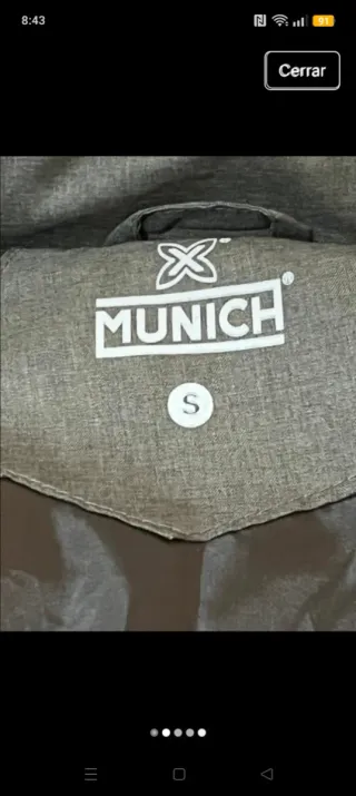 Chaqueta Munich gris unisex