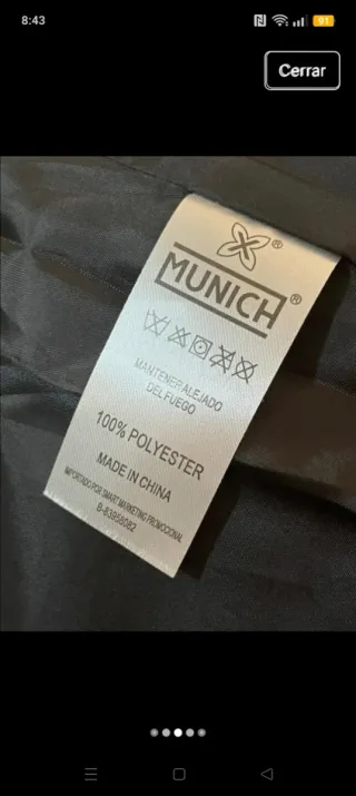 Chaqueta Munich gris unisex