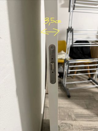 Puerta interior blanca moderna